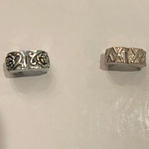 Pandora charm bracelet clips